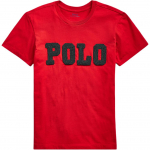 Polo Ralph Lauren Suurem Beaded Kirjaga &Uuml;mmarguse Kaelusega L&uuml;hikeste Varrukatega T-s&auml;rk Naiste pealised 211763498-003 XS