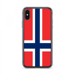 Coque T&eacute;lephone Drapeau Norvege &ndash; iPhone X