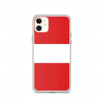 Coque iPhone - iPhone 11 - Drapeau du P&eacute;rou - Silikoonist supp - Mitmev&auml;rviline - Design l&eacute;ger