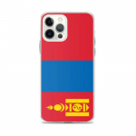 Coque iPhone - mitmev&auml;rviline - Drapeau Mongolie - Souple - &Uuml;hilduv iPhone 12 Pro Max - Unikaalne disain