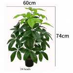Kunstlik Palmilehe Taim Roheline Dekoratsioon Simuleeritud Bonsai Potitaim Kaunistus P&otilde;rand Kodu Aed Kontor Patry Dekoratsioon Ornament (C 80cm(Ei mingit vaasi))