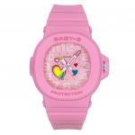 Casio Baby-G Analoogne M&auml;nguliste S&uuml;dametega Seeria Roosa Tihvarts BGA-10-4A 100M Naiste K&auml;ekell roosa