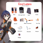Anime Zenless Zone Zero Cosplay Kost&uuml;&uuml;m Belle Kost&uuml;&uuml;m Halloween Anime ZZZ R&otilde;ivastus T&uuml;druku &Uuml;htne Parukas S&uuml;nnip&auml;evakingitused Karneval T&auml;iskomplekt L oranž