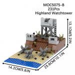 S&otilde;jaline seeria MOC klots Moodne s&otilde;japidamine II maailmas&otilde;da Kindlustused Tegevusfiguur S&otilde;jad Mudel Ehitusklotsid Laste M&auml;nguasjad Lastele Kingitus
