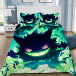 Tekikate Padjap&uuml;&uuml;r Voodipesu Komplekt Multikas Kuri Gengar T&auml;iskasvanud Poiss T&uuml;druk Magamistoa Kaunistus Laste Kingitus &Uuml;he- v&otilde;i Kahekohaline Suur Suurus 70x130cm 2pcs