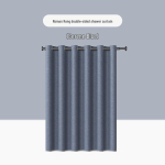 Linasarnane Rooma pandlaga paksendatud du&scaron;ikardin 200x240 cm Curtain, 160g/m&sup2;, Waterproof gray