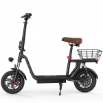 iScooter i12 City Commuter Electric Scooter for Adults 500W 36V7.5Ah Road E-Scooter 12 Large Wheel 25km/h Legal E-Scooter with Rear Basket & Seat i12: 500W 36V7.5Ah roheline
