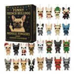 Prantsuse buldogi advendikalender 2025 Naljakas buldogi j&otilde;ulude tagaloenduskalender