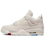Air Jordan 4 Retro Blank Canvas Naiste tossud Kreemjas Sail Tsemendihall DQ4909-100 35.5