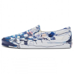 Connor Tingley x Vans OG Classic Slip-On LX Ruuduline - Valge Sinine Unisex TOSSUD True-White VN0A45JK61P 41