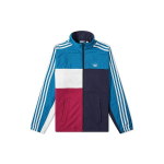 Adidas Originals Trefoil As&uuml;mmeetriline T&auml;is-t&otilde;mblukuga Jooksujakk Rahvusvaheline Meeste Joped Sinine ED5522 S