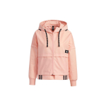 Adidas eemaldatava kapuutsiga Slim Fit spordijakk naistele roosa GT4405 M beige