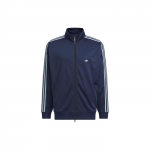 Adidas Originals Trefoil Triibuline Seisukrae T&auml;is-t&otilde;mblukuga Spordijakk Unisex Jakk Indigo IK9149 XXXL