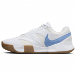 NikeCourt Lite 4 Valge Hele Sinine Kummist Naiste Tennised Sail Kumm-Helepruun FD6575-106 42