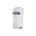 Nike Los Angeles Lakers T&auml;hetr&uuml;kiga Varrukateta T-s&auml;rk Meeste Topp Valge DR6771-100 S