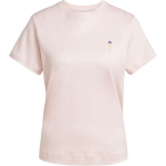 Adidas Kassipatchiga T-s&auml;rk Spordiklassika &Uuml;mmargune kaelus L&uuml;hike varrukas Naiste topid Heleroosa JV8514 2XL