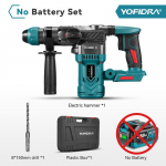 YOFIDRA 26MM Harjadeta Elektripuurvasar L&ouml;&ouml;kpuur Multifunktsionaalne Juhtmeta Kruvikeeraja P&ouml;&ouml;rlev T&ouml;&ouml;riist Makita 18V Aku jaoks No Battery