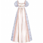 Keskaegne Viktoriaanlik Elegantne Kleit Ballikleit Naistele K&otilde;rge V&ouml;&ouml;koht Teepeo Kleit Lavaesinemine Halloweeni Karnevali Kost&uuml;&uuml;m L 50-55kg beež