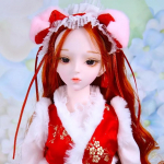 Erihind DBS Nukk 1/3 BJD Mehaanilise liigendiga keha meigiga, sealhulgas juuksed, silmad, riided, 62 cm k&otilde;rgus T&uuml;drukute unistuste haldjas