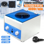 4000 RPM T&otilde;hus Madala Kiirusega Tsentrifuug Ajastuse Reguleeritav Elektri tsentrifuug Harjutusmasin AC110-240V 80-1 15ML*6