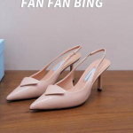 Kvaliteetne Br&auml;ndi Mood Ehtne Nahk Naiste Slingback Kingad Elegantne Terava Ninaga Slip-On Muulad Kingad Seksikas &Otilde;huke Madal Konts 39 roosa