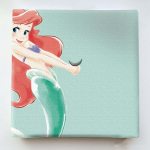 Art Deli Ariel Plakat 20cm x Disney Valmistatud Kerge Paneel, 20cm, Printsess, Jaapan, Kangas, IKE-DSNY-2106-25