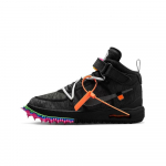 Nike Air Force 1 Mid Off-White L&auml;bipaistev Must EU 36.5