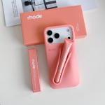 Huulepulgast inspireeritud telefoni&uuml;mbris Apple'i seadmetele Silikoonist p&otilde;rutuskindel pehme &uuml;mbris 3D-disainiga Kanna oma huulepulka 14 oranž