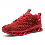 Fish Scales Meeste vabaajajalatsid Meeste tossud Fashion Blade Sole New Arrival jooksujalatsid meestele Spordijalatsid hingavad 45 must
