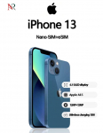 Renoveeritud Apple iPhone 13 nutitelefon Nano-SIM+eSIM-iga 256GB sinine