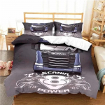 Scania Veoki Logo Voodipesukomplekt Poisid T&uuml;drukud &Uuml;hekohaline Kuninganna Suurus Tekikott Padjap&uuml;&uuml;r Voodi Lapsed T&auml;iskasvanud Mood Kodutekstiil US Twin 172x218cm