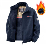 Fliisjakk meestele ja naistele, fliisist kardigan, p&uuml;stkrae ja vaba l&otilde;ikega jakk, tuulekindel ja soe matkakost&uuml;&uuml;m &otilde;ue jaoks XXXL punane