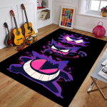 MINISO Loominguline Gengar Pokemon Anime Vaip elutuppa magamistuppa lastele libisemiskindel m&auml;ngumatt r&otilde;dule salongi diivani vaip kingiidee 50X80cm