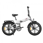 ENGWE ENGINE X Folding E-Bike 250W City Commuter Pedeelc, Disc Brakes, 20&times;4.0 Snow Tire Suitable for Riding on All-Terrain ENGINE X: 250W 48V13Ah valge