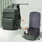 Mitmek&uuml;lgne unisex suure mahutavusega s&uuml;learvutikott mitmekihilise hoiustuse ja kokkusurutava vaakumkotiga With Manual Pump