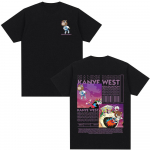 R&auml;ppar Kanye Westi Graduation Karu Prindiga T-s&auml;rk Meestele Naistele Mood Hip Hop &Uuml;lem&otilde;&otilde;duline T-s&auml;rk L&uuml;hikeste Varrukatega Puuvillased Vabaaja T-s&auml;rgid XXXXXL