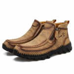 38-48 meeste ehtsast nahast saapad Mood lukuga kingad Nahast meeste poolsaapad 38