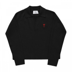 Ami Upl346 Kn0042 001 Ami De Coeur V&auml;ike S&uuml;damekujuline Logo Polo Avalik Kootud UPL346 KN0042 001 (S)