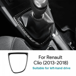 Renault Clio 4 2013 2014 2015 2016 2017 2018 jaoks Pehme s&uuml;sinikkiust kleebis LHD RHD Auto k&auml;igukasti v&auml;line vahetusraam Siseaksessuaar