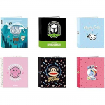 Classeur - SAFTA - Lot de 4 Anneaux - Dos Large - Multicolore - Fille puhas