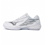 Mizuno Wave Claw Sulgpallijalatsid Naiste Madalad Valged/H&otilde;bedased Tennised 71GA191603 36