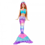 Barbie m&auml;ngi s&auml;delevas merineitsiininukus, mis helendab, vanusele 3+ ja HDJ36 Vesi! Saba, &Uuml;les,