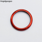 Red For Porsche Panamera Cayenne Macan Car Console clock watches time compass decoration ring cover For 2010-16 Panamera punane