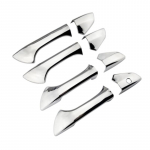 Upgrade For Honda Accord 8th 2008 2009 2010 2011 2012 Chrome/Carbon Car Door Handle Cover auto Catch Cap Stickers