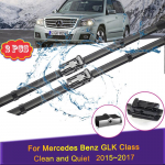 for Mercedes Benz GLK Class 280 300 350 200 220 320 X204 CDI Car Front Windshield Rubber Wiper Blades Car Styling Accessories LHD