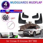 4 tk auto porikaitsed Citroen C3 Aircross 2017-2022 2018 porilappide porilaudade porilappide pritsmekaitsete katterattale
