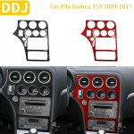 Alfa Romeo 159 2004 2005 2006 2007 2008 2009 2010 2011 Tarvikud S&uuml;sinikkiust Auto Salongi Keskjuhtimispaneeli Kleebis BLACK LHD