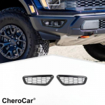 Front Bumper Fog Light ert Cover Trim Mesh For Ford F150 F-150 Raptor -23