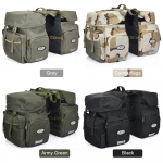 50L Jalgrattakotid Veekindel Tagumise Istme Jalgrattakott Pakiraamikotid Sadulakott Vihmakattega Reisimiseks Telkimiseks Army Green