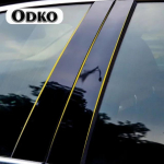 8Pcs Car Window Pillar Posts Door Trim Stickers for Hyundai i35 Elantra Elantra Avante 2011-2016 Glossy Black Decoration Cover must